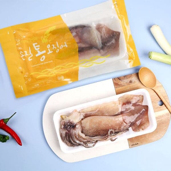 NS홈쇼핑 자연산 손질 오징어 10미 (220g x 5팩) - 최저가 21,600원