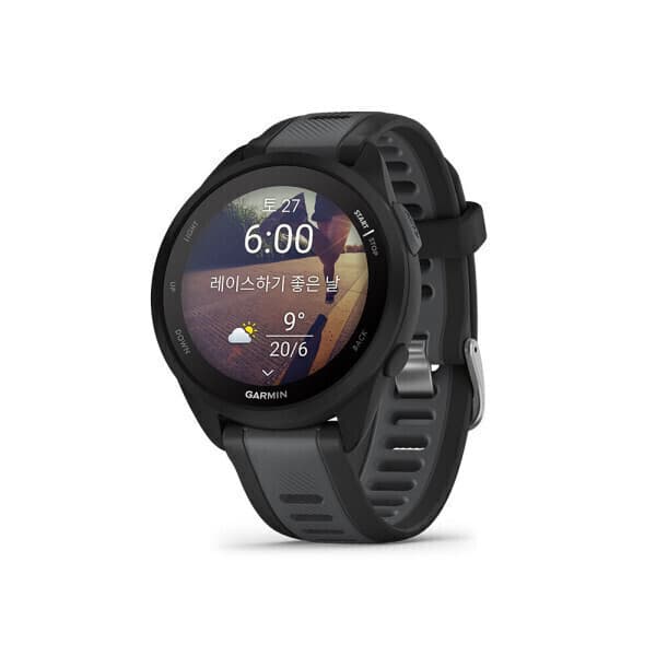 가민공식브랜드샵 가민 포러너 165 블랙 슬레이트 GPS 스마트워치