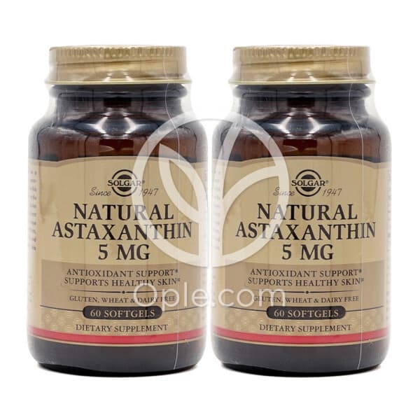 빠른직구오플 Solgar 내추럴 아스타잔틴 5mg 60 소프트젤 2개