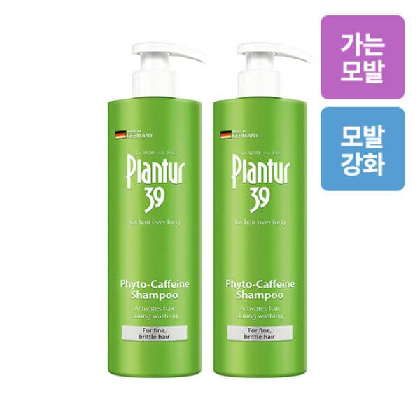 GS_SHOP 플란투어39 파이토-카페인 샴푸 500ml X 2
