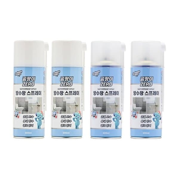 쇼핑엔티 크린위즈 곰팡이제로 방수왕 코팅 4통 - 최저가 49,800원