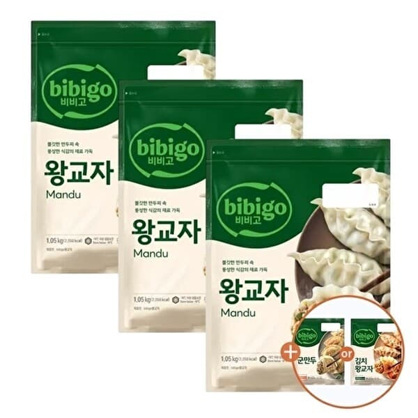 SK스토아TV쇼핑 CJ제일제당 비비고 왕교자 1.05kg 3개 315g 1개