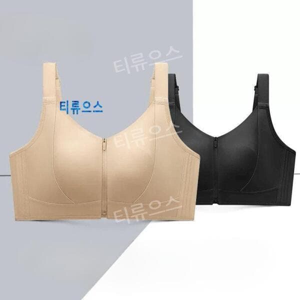 반경생활 1+1+1 가슴 교정 앞 지퍼 노와이어 브라 - 최저가 21,660원