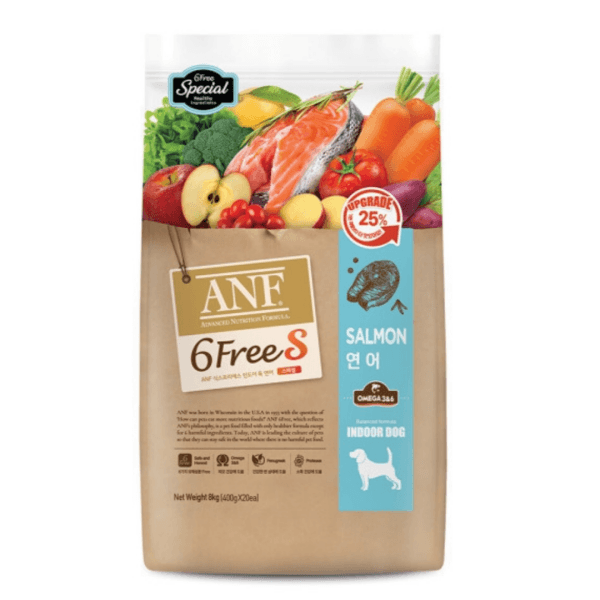 화니템 ANF 유기농 6Free 연어 애견사료 8kg