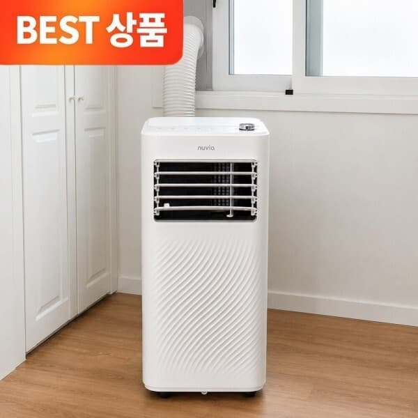NYwell 브리즈 다이얼 이동식에어컨 무실외기 일체형 무선리모컨