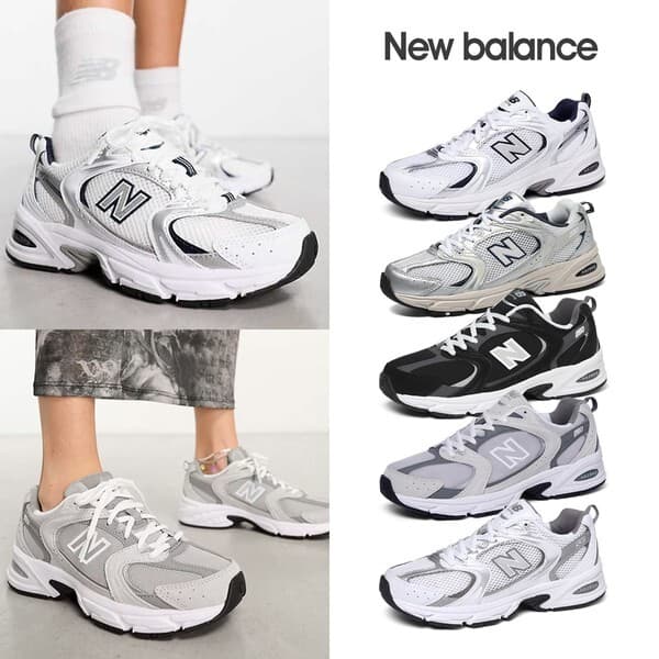 CJ온스타일 NEW BALANCE 530 실버 스틸그레이 블랙 화이트 운동화