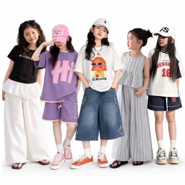 삐삐네옷가게 여아 상하복 세트 반팔 민소매 투피스