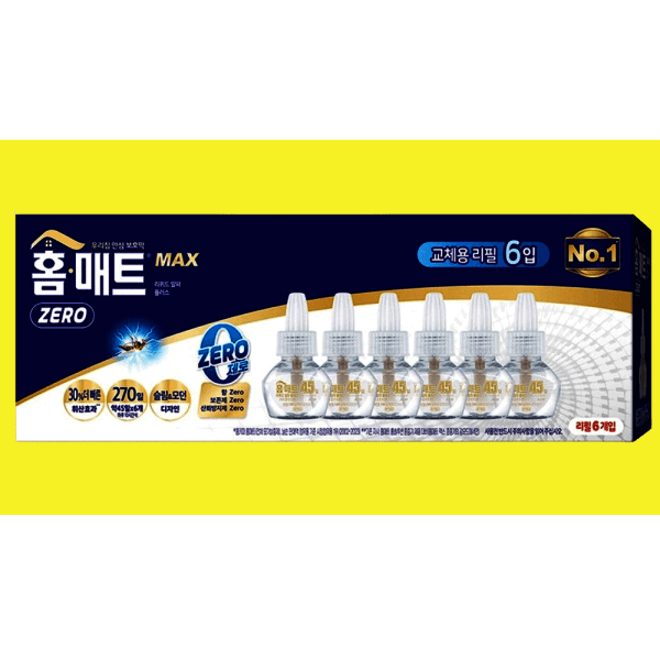 코스트코물류 홈매트 맥스 제로 리퀴드 알파 플러스 리필 45일 6개입 무향