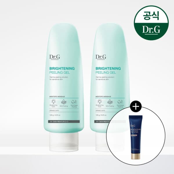 닥터지공식스토어 닥터지 브라이트닝 필링젤 120g 1+1 블랙스네일 톤업 선 10ml - 최저가 28,750원