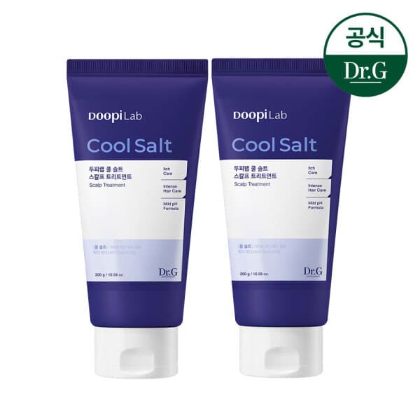 닥터지공식스토어 닥터지 두피랩 쿨 솔트 스칼프 트리트먼트 300g 1+1