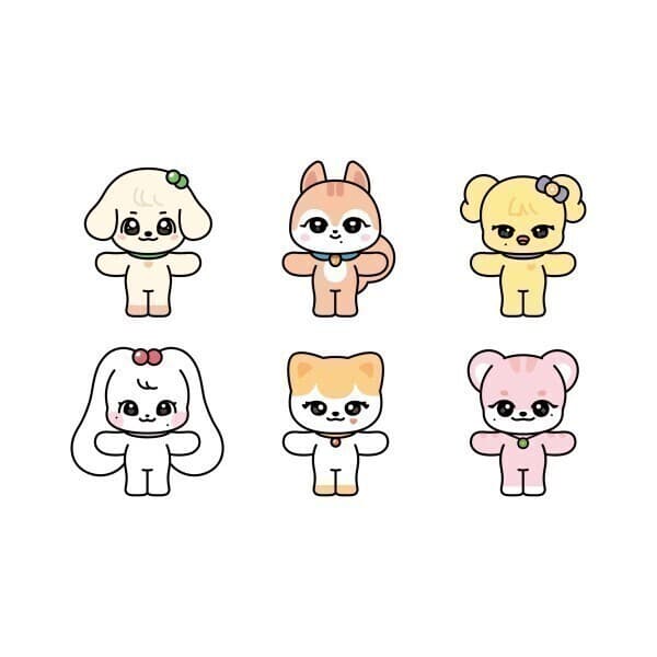 스타쉽스퀘어 2025 IVE 미니브 스쿨 오리지널 플러시