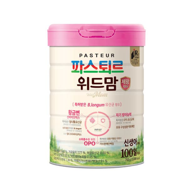 롯데푸드-스타배송 파스퇴르 위드맘 제왕 분유 750g