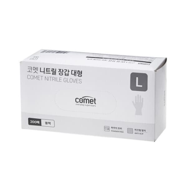 모나코42 코멧 니트릴장갑 블랙 L 200매