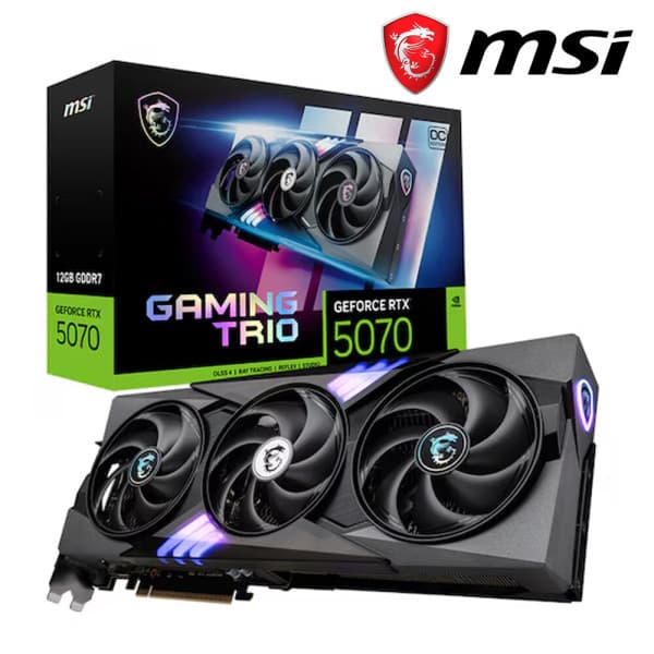 마이엔터스토어 MSI 지포스 RTX 5070 게이밍 트리오 OC D7 12GB 트라이프로져4 그래픽카드