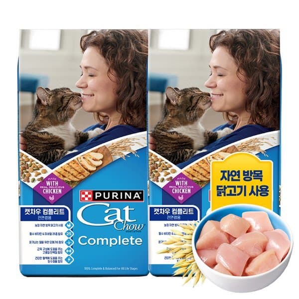신세계몰 퓨리나 캣차우 컴플리트 고양이 사료 1.42kg x 2개
