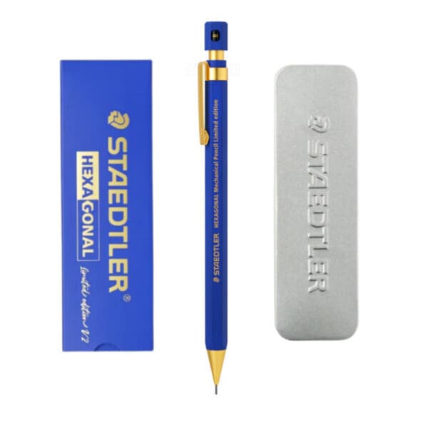 제노컴퍼니 스테들러 헥사고날 샤프 925 77 05L2 딥블루 리미티드 에디션 V2 0.5mm