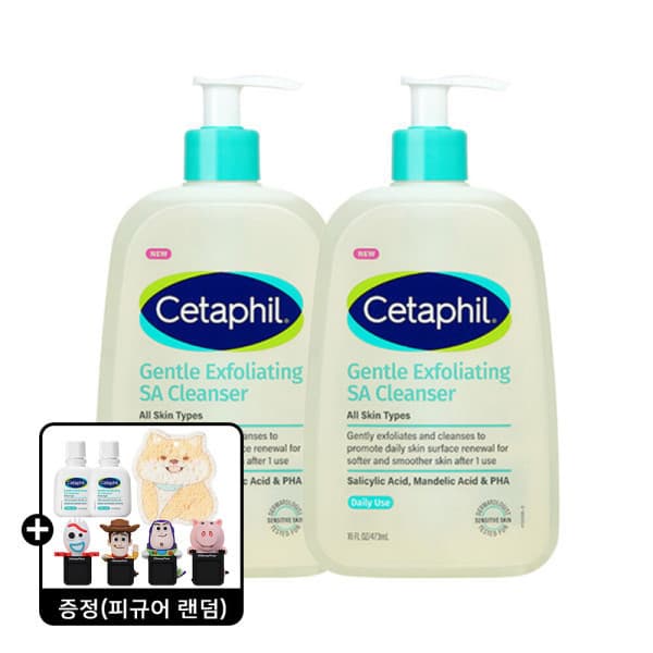 갈더마코리아스타배송 세타필 등드름 각질제거 약산성 SA 바디워시 473ml 2개 + 토이스토리 도시락 파우치 1개 - 최저가 48,000원