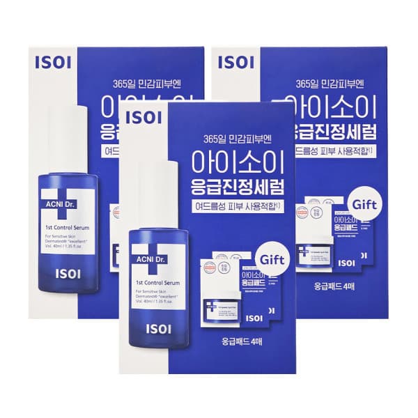 Shimphony 아이소이 응급진정세럼 40ml 패드 4P 3개