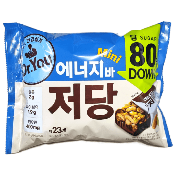 POST-S 오리온 닥터유 에너지바 미니 저당 324g 약23개입 2개