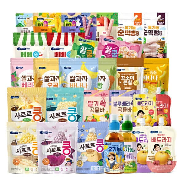 베베쿡 베베쿡 빼빼롱뻥/사르르쿵/통통바나나 아이간식 골라담기