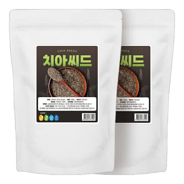[현대농산] 수입 치아씨드 1kg (500gx2봉)