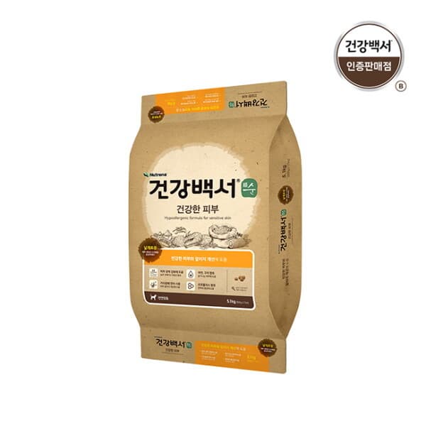 롯데 아이몰 브이펫 건강백서 순 피부 5.1kg - 최저가 33,600원