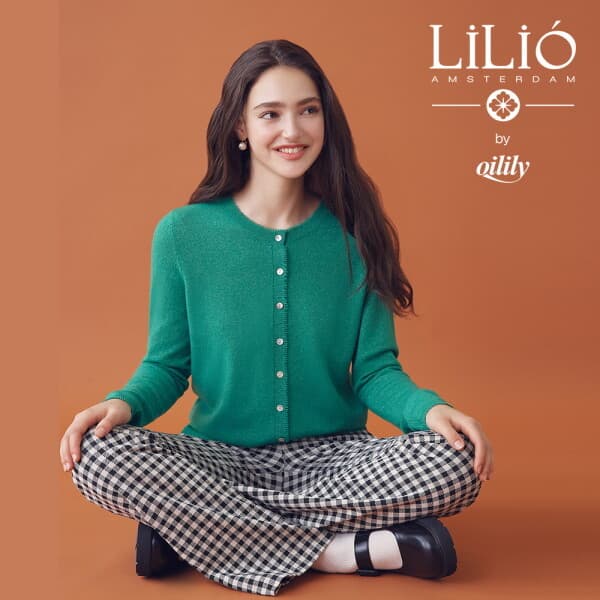 롯데  홈쇼핑 Lilio Cashmere Blended Fringe Cardigan