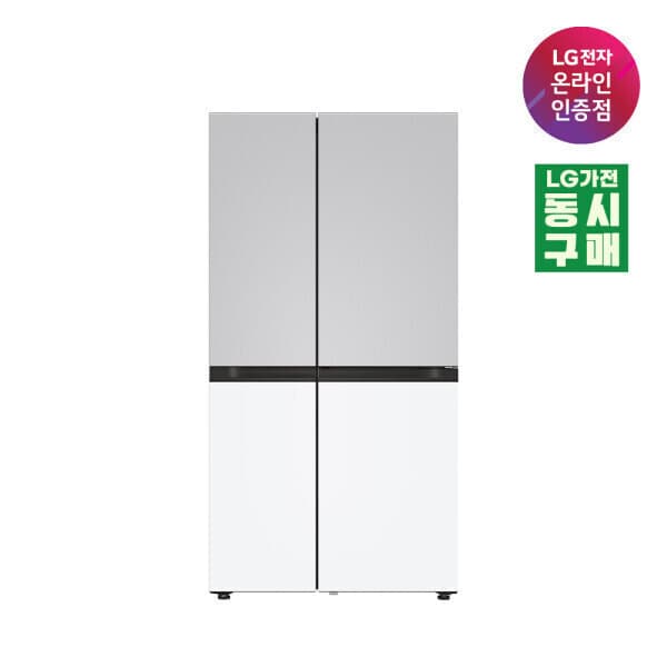 LG인증점CDS유통 LG 디오스 AI 오브제컬렉션 냉장고 매직스페이스 S836MRQ112 832L 2도어