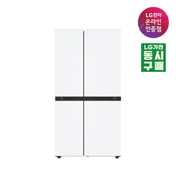 LG인증점CDS유통 LG 디오스 AI 오브제컬렉션 냉장고 S836MQQ012 832L 2도어