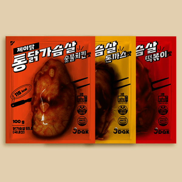 제이닭 제이닭 통닭가슴살 3종 30개