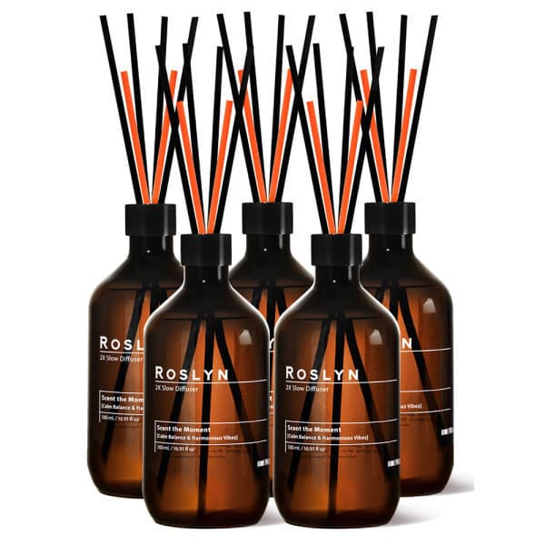 로즐린공식스토어 로즐린 슬로우 디퓨저 대용량 500ml 5개 1BOX 아로마 방향제