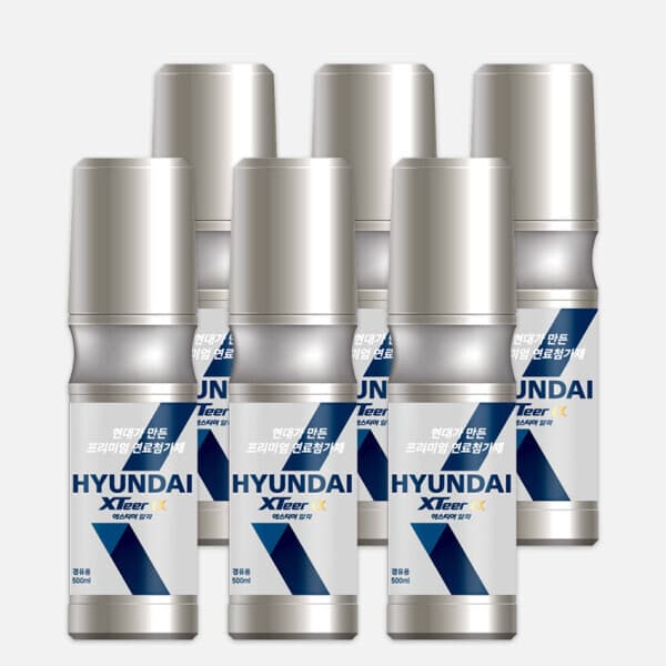 현대엑스티어공식몰 현대엑스티어 알파 연료첨가제 디젤 500ml 6개입