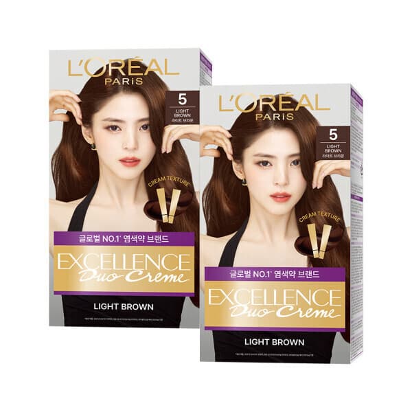 로레알공식스토어 로레알파리 엑셀랑스 듀오크림 염색약 9컬러 - 최저가 26,300원