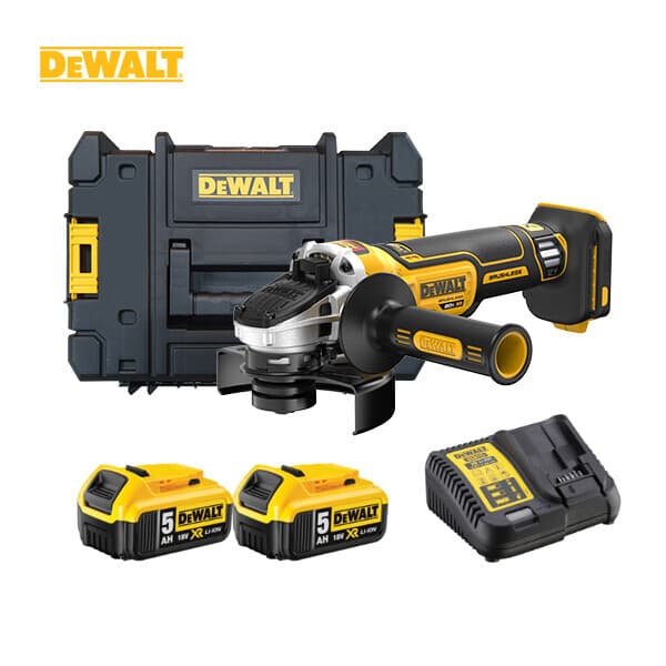 공구리스트 디월트 충전그라인더 DCG4051P2 20V 5.0Ah 배터리 2개 세트 125mm