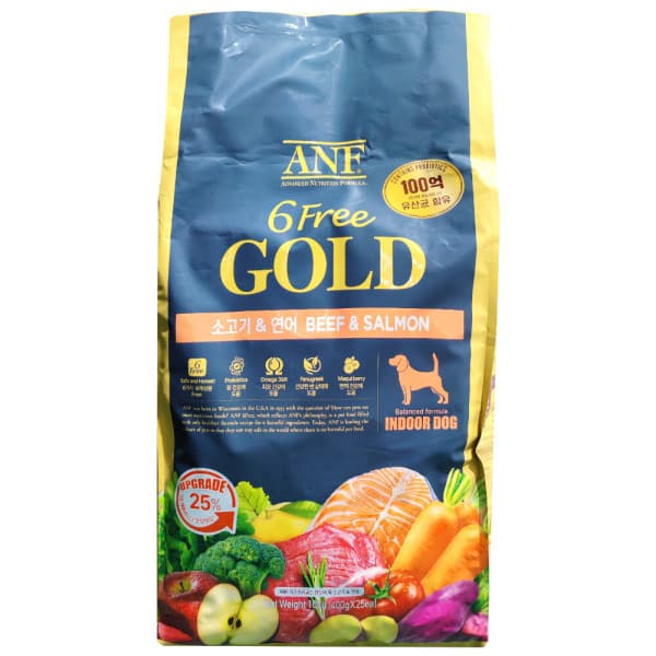 (주)커피몰 ANF 식스프리 골드 애견 사료 10kg