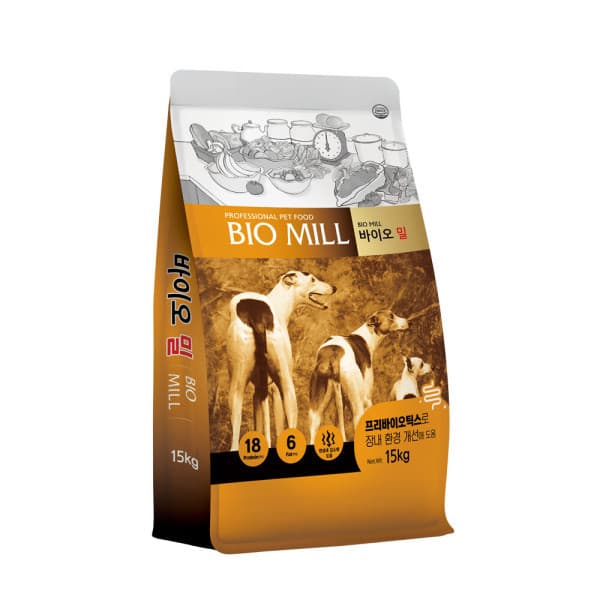 바나펫 넥스탑 바이오밀 15kg 진돗개 골든리트리버 - 최저가 26,500원