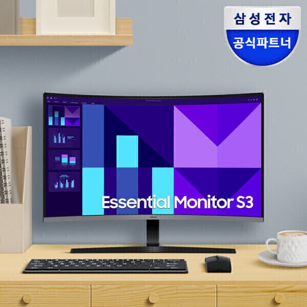 삼성전자_공식파트너 삼성전자 LS27D390 27인치 커브드 모니터 VA 100Hz