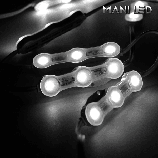 마니LED LED 고휘도 국산형 3구모듈 방수타입 채널 간판 전광판 테두리조명 50개입 - 최저가 17,000원