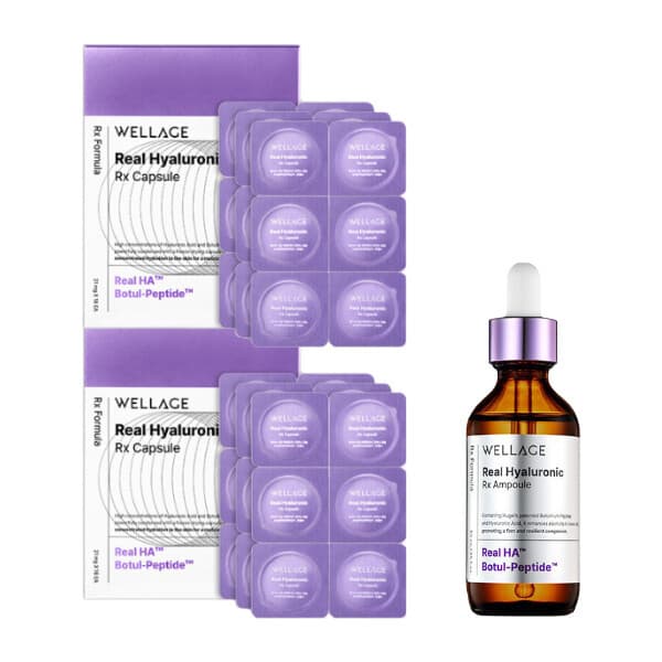 유에이미 웰라쥬 리얼 히알루로닉 히알루론산 캡슐앰플 36회분 + 55ml - 최저가 84,900원