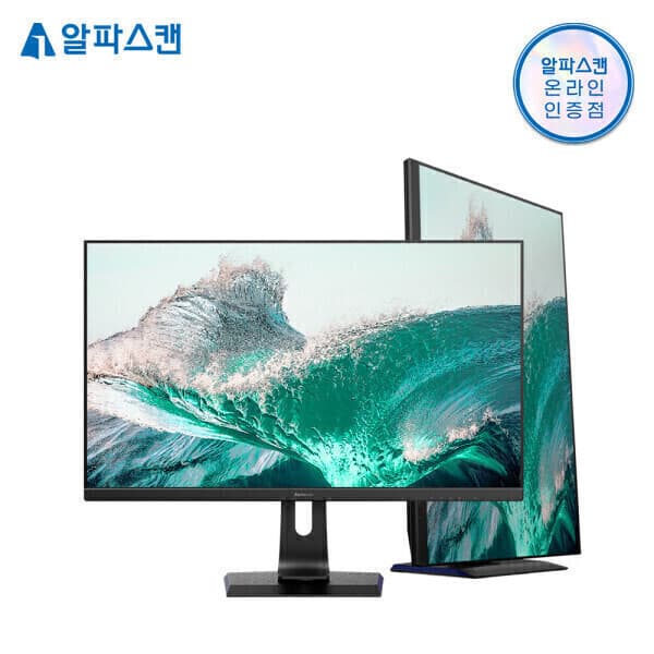 알파스캔스토어 알파스캔 3225UC 4K UHD IPS C타입 도킹 허브 멀티스탠드 모니터 PD충전 65W KVM 스피커 - 최저가 463,000원