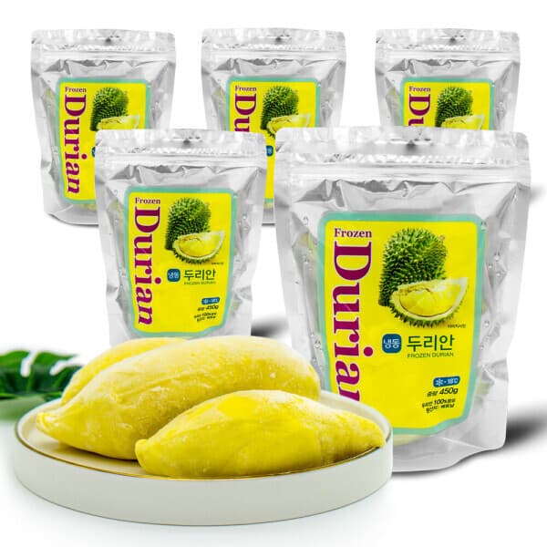 참맘 신정푸드 냉동 두리안 450g 5개