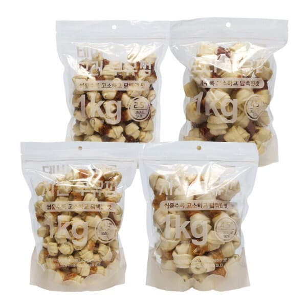 국민펫샵 테비 우유껌 1kg 4종 치킨 오리 - 최저가 18,200원