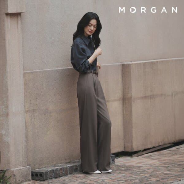 GS_SHOP_TV 모르간 와이드 턱 팬츠 1종+벨트 - 최저가 39,920원