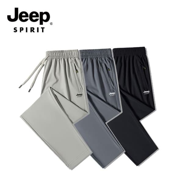 hbyuanluy JEEP SPIRIT 고퀄리티 냉장고 바지 남성 캐주얼 일자 팬츠 빅사이즈 - 최저가 27,940원