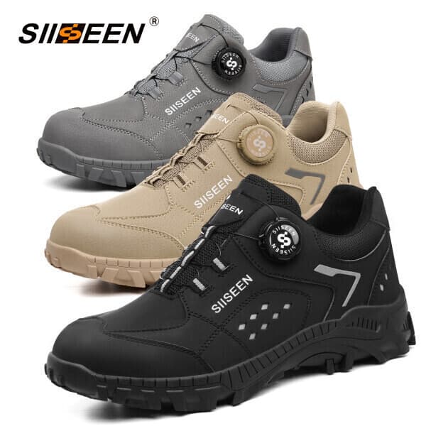 SIISEEN유한회사 SIISEEN남성 버튼 안전화 S-491 미끄럼방지 작업화 - 최저가 29,640원