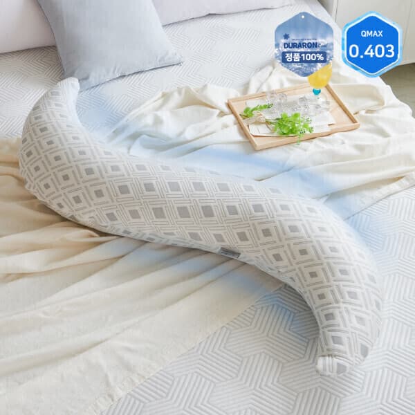 모두의러그 모두의 홈 국산 휴비스 듀라론 냉감 S바디필로우 임산부 롱쿠션 30x130 - 최저가 33,900원