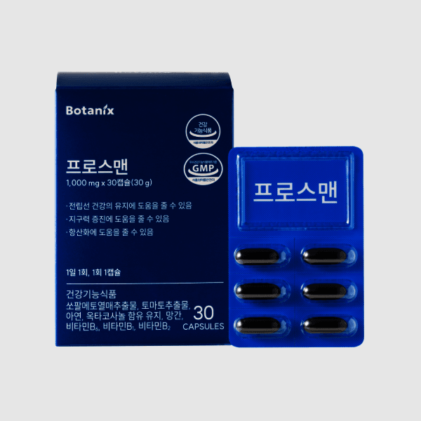 나우씨 프로스맨 전립선 남성 건강 영양제 30정
