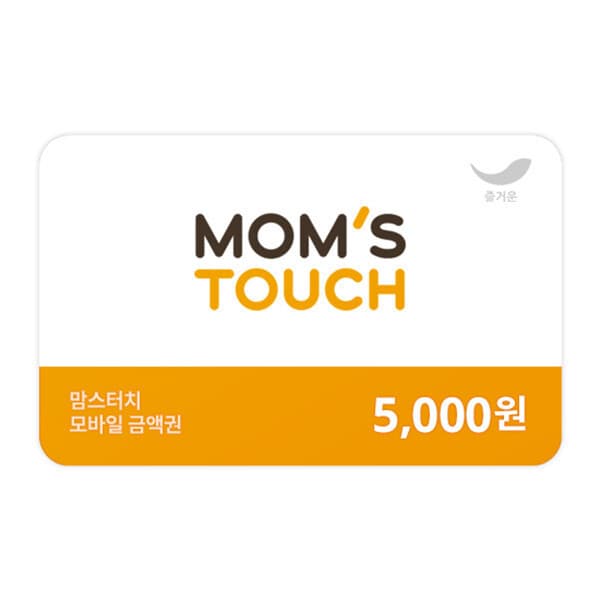 (주)즐거운_스마일콘 (맘스터치) 5천원권
