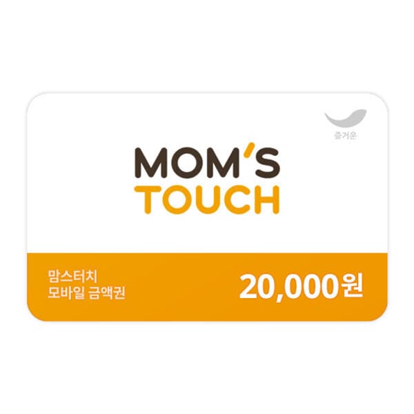(주)즐거운_스마일콘 맘스터치 2만원권 - 최저가 20,000원
