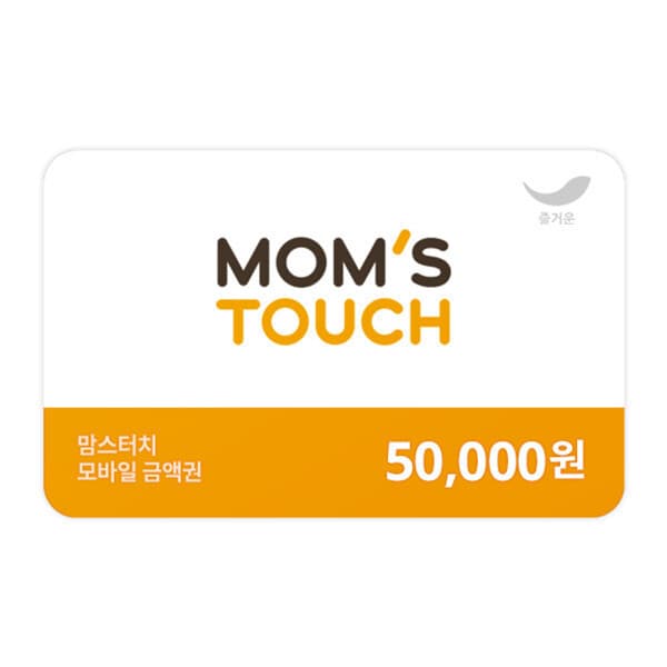 (주)즐거운_스마일콘 (맘스터치) 5만원권 - 최저가 50,000원